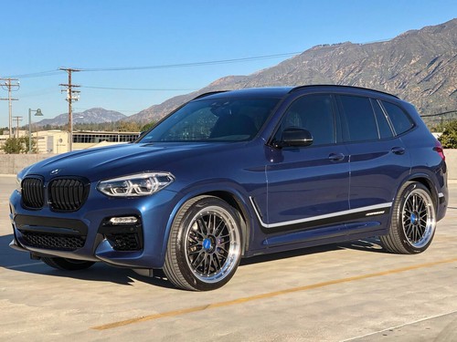 For BMW X3/G01 X4/G02 MP Right Left Side Application Foil Frozen Black Stripes - Picture 10 of 12
