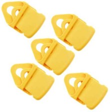 5x MINI KLIPS ŻÓŁTY Napinacz Fix Klucz Klamra Molton Plandeki Folia Zacisk Klipsy Oczko