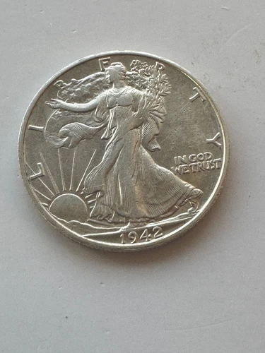 1942-S 50C Walking Liberty Half Dollar Uncirculated
