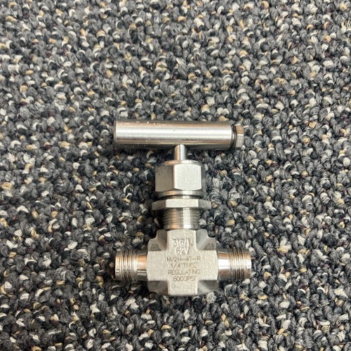 hy-lok Ventilverschraubung NV2H-4T-R 1/4" Rohr 6000 Psi - Bild 1 von 3