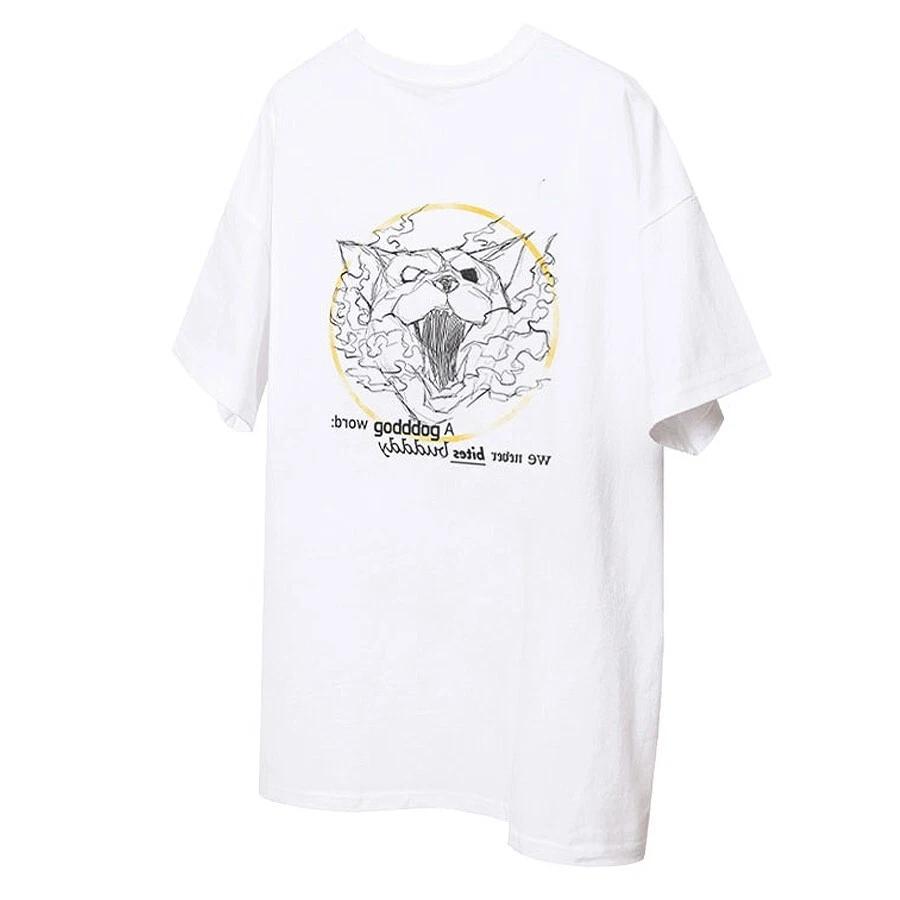 LOOKISM OFFICIAL GOODS GODDDOG/GOD DOG/갓독 [BLACK] SHORT SLEEVE T