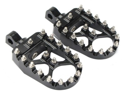 Pedane Stile MX Per Harley | Alluminio Nero E Oro | Per Touring, Softail, Dyna - Foto 2