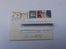 Briefmarken, Briefumschlag 11 x 8 cm groß, aus Amerika-USA-,1974