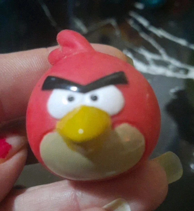 ANGRY BIRDS KNOCK ON WOOD JUEGO PIEZA DE REPUESTO PÁJARO AMARILLO 2 Y PÁJARO ROJO Foto 4 de 4