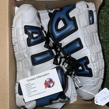 Size 5.5 GS - Nike Air More Uptempo '96 Low Industrial Blue
