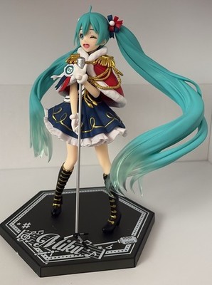 [NO BOX] Hatsune Miku Vocaloid Anime Prize Figure Winter Live Outfit Singer Ver.