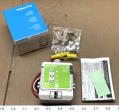 Lutron Vive PowPak RMJS-8T-DV-B 0-10V Dimming Module 120/277V New