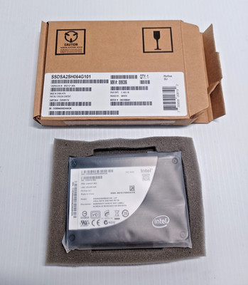 INTEL SSDSA2SH064G101 X25-E 2.5'' 3Gbp/s SATA SSD 64GB Solid State Drive - NEW