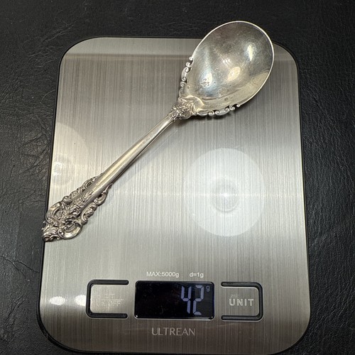 Grand Baroque Sterling Serving Spoon. 42gr- 6 1/4" - 第 1/14 張圖片