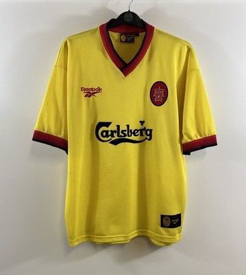 Liverpool Auswärts Fußball Trikot 1997/99 Erwachsene Large Reebok H336
