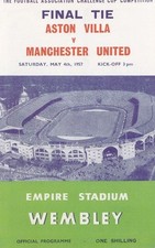 FA Cup Final: Aston Villa v Manchester United Replica