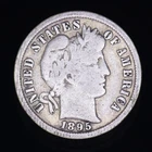 1895-S Barber Dime 10 Cents Low Mintage Good San Francisco