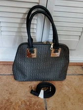 Marc New York Logo Satchel Handbg W/Shoulder Strap