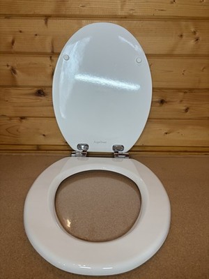 Weißer WC-Sitz, weißer robuster Softclose WC-Sitz - Farbe Weiß