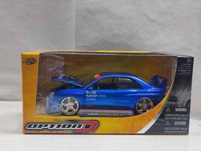 Jada 1/24 Subaru Impreza Sti Blue JDM Sports Car Boxed | eBay