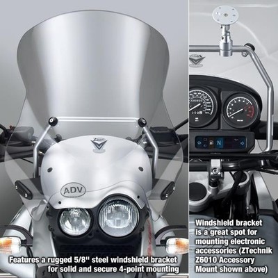 BMW R1150GS ADVENTURE ZTECHNIK VSTREAM CLEAR TALL TOURING SCREEN