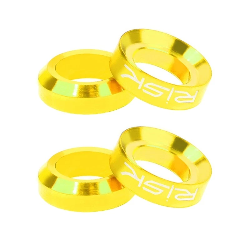 2 Pairs Mountain Bike for Titanium M6 Concave And Convex Washer Brake Sp - Image 4 of 4