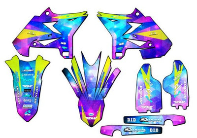 2005-2007 Für UFO Restyle YZ 250 2-STROKE Raum Kadet Galaxy Senge Grafiken