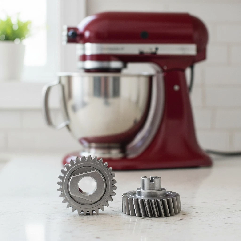 2-Pack Worm Gear for KitchenAid/Whirlpool 5QT & 6QT Stand Mixers | Durable Metal