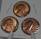 Three (3) Coin Lot 1952 & 54 Wheat Cents BU