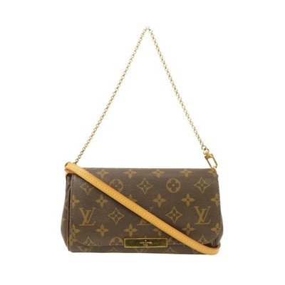 LOUIS VUITTON Favorite Shoulder Bag Monogram Canvas Brown M40717