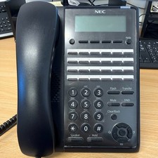 NEC SL2100 Office Telephone IP7WW-24TXH-B1 TEL (BK) Used Digital Phone Handset