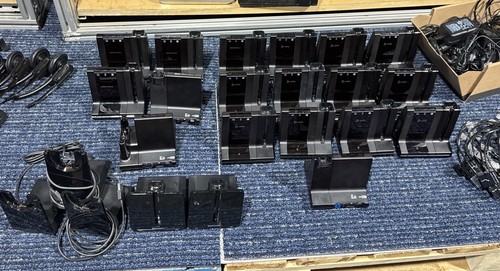 Poly Plantronics Mixed Series Lot Of 23 Charging Bases & Headsets. Ready👇. #P23