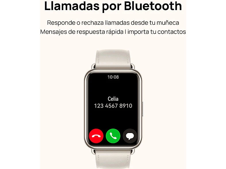 Smartwatch - Huawei Watch Fit 2, Batería hasta 10 días, 130 - 210 mm, Polímero - Imagen 3 de 4
