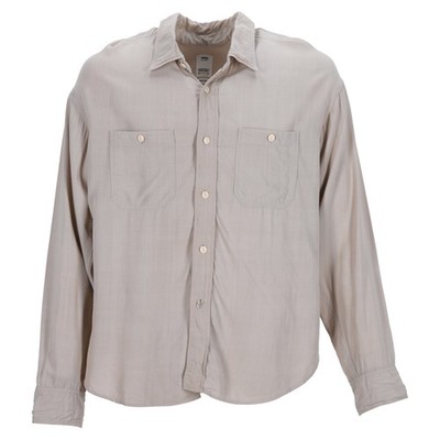 Visvim Hemd Mit Knöpfen Und Taschendetail Aus Beigem Rayon Männlich Beige M
