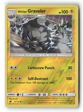 alolan graveler pokemon card Golem 37/181 - Team Up - Rare - Evolution 4 Set Colorless Retreat Cost Alolan Graveler #33 Prices |