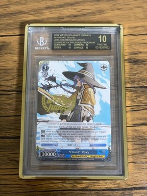 BGS 10 Black Label WEISS SCHWARZ MUSHOKU TENSEI PR CHANT ROXY
