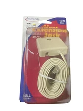 Ameritech Phone Extension Jack 25ft Wall Mount  New In Pkg