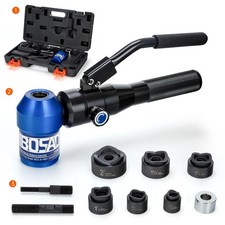 Aluminum Alloy Hydraulic Knockout Hole Punch Driver Kit 1/2 to 2 inch Electri...