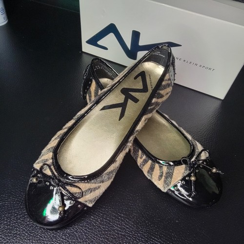 Ballerine Anne Klein nuove scarpe a righe tigre da donna taglia 8,5. - Foto 4 di 8