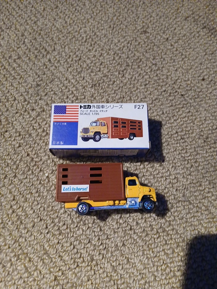 448 Tomica Foreign Car Series Ford Cattle Track Side Door Opening Closed JF - Image 3 of 4