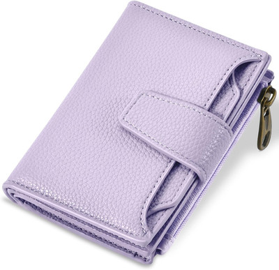 Small Wallet Women RFID Blocking Soft Leather Bifold Compact Card