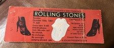 ROLLING STONES/J. GEILS RARE CONCERT TICKET STUB SAN FRANCISCO, CA 10/18/1981