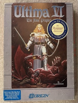Ultima VI The False Prophet Big Box PC (5.25 disks)