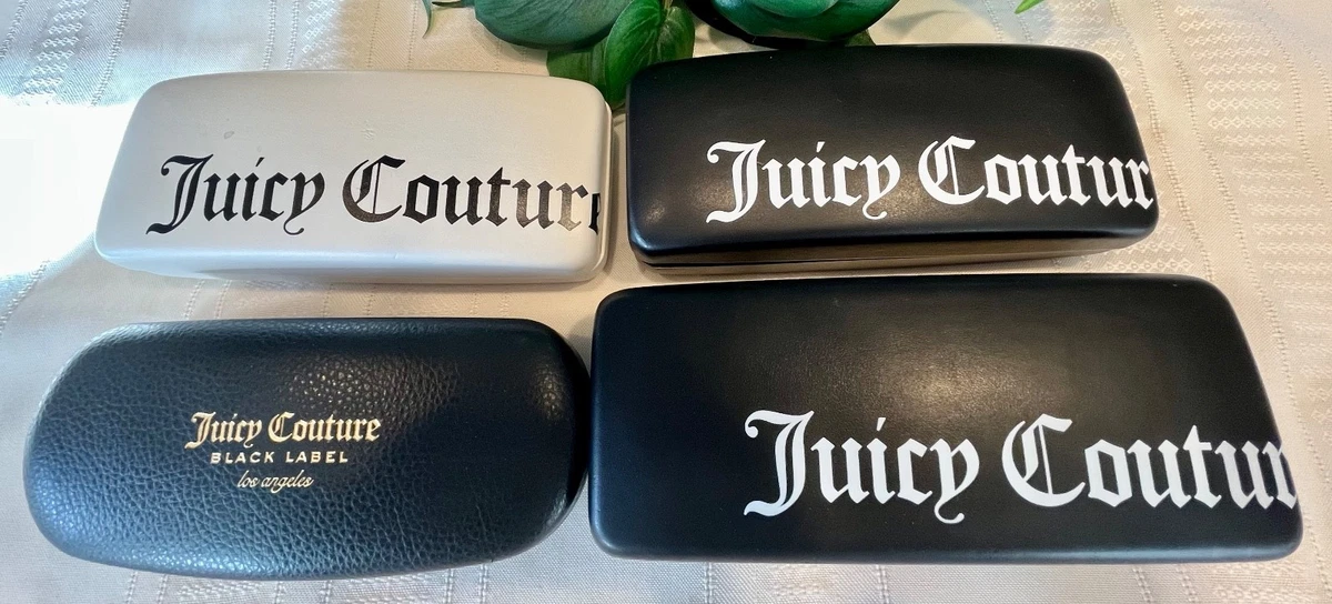 Juicy Couture lot- bracelets, and Sunglass case Juicy Couture Black Label Sunglasses Case, Hard Clam Shell  main image 2