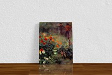 Pierre-Auguste Renoir "Garden in the Rue Corto" Canvas Print Wall Art Home Decor
