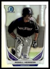2014 Bowman Draft Picks & Prospects Chrome Top Rosell Herrera Rookie Colorado