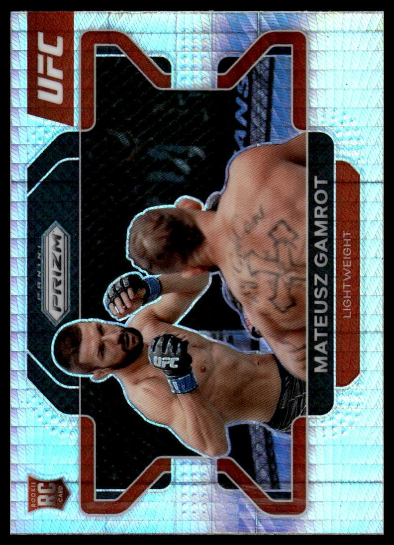 2022 Panini Prizm UFC #66 Mateusz Gamrot Hyper
