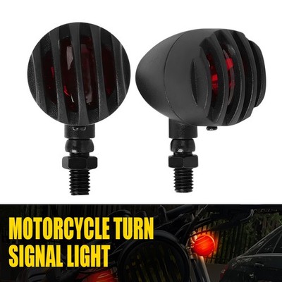 Motorcycle Light Turn Halogen Signal Universal Fit Red Harley,Ducati,Triumph M10