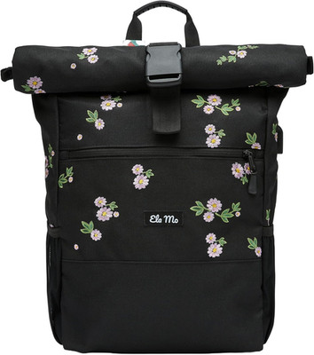 Ela Mo  Rolltop Rucksack Damen - Rollrucksack anti Diebstahl Für Sport & Reisen 