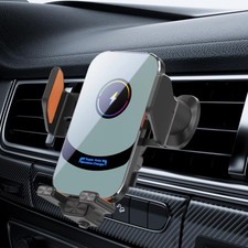Wireless Car Charger, 15W Fast Charging Auto Clamping Car Phone Holder Charge...