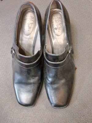 Life Stride Soft System Flex Black Block Heels Size 7.5M Shoes Shoe size 24.5 cm