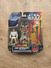 Star Wars Deluxe Luke Skywalker's Desert Sport Skiff Power Of The Force - 1996