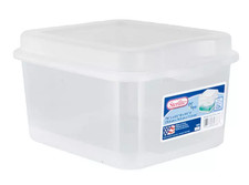 Sterilite Small Flip-Top Storage Box - Clear Stackable Craft Office Organizer