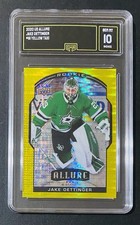 Jake Oettinger GMA 10 Gem Mint Allure Yellow Sparkle Rookie Dallas Stars Not PSA