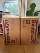Boston Acoustics A70 Series II Vintage Speakers – Original Boxes & Manuals